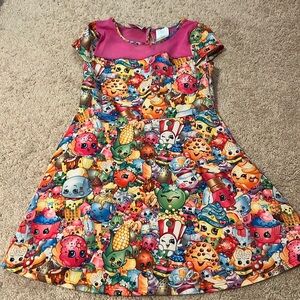 Girls Shopkins dress size 7/8 Preowned